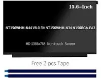 NT156WHM-N44 V8.0.Fit NT156WHM-N34 N156BGA-EA3 LCD Screen HD 1366X768, LED Non-T