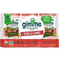 Gimme Chili Lime Roasted Seaweed Snacks