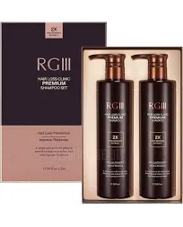 RGIII RG3 PREMIUM SHAMPOO AND TREATMENT SET 2X RED GINSENG HAIR LOSS PREVENTION