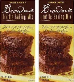 Trader Joe's Brownie Truffle Baking Mix 16 Oz