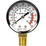 GA0250200GC  Rolair Air Compressor Gauge 2&#034;  200psi  1/4&#034; NPT Bottom Mount