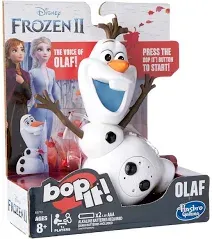 Disney&#039;s Frozen 2 Bop It Olaf Hasbro Gaming with Olafs Voice Works!!