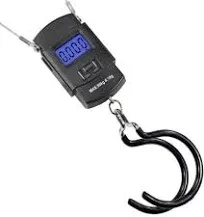 CyclingDeal Backlit LCD Display Digital Bike Scale - Electronic Balance with Double Hanging Hook - Measures in kg, lbs, jin, oz - More Stable & Accurate