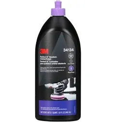 3M Perfect-It + for RANDOM Orbital Polish, 34134, 1 Quart, for FAST Cutting Poli