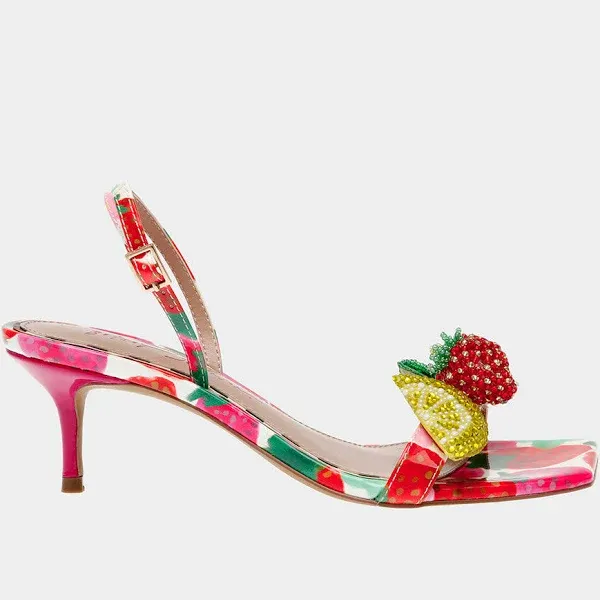 Betsey Johnson Women&#039;s Colson Heeled Sandal 