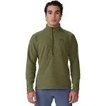 Mountain Hardwear Men's Summit Grid 1/2 Zip - S - Green