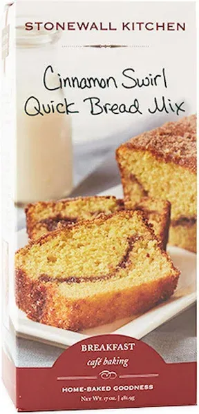 Stonewall Kitchen Cinnamon Swirl Quick Bread Mix