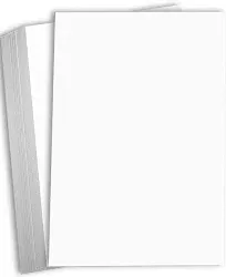 Hamilco White Cardstock Paper 11x17 65 lb Cover Card Stock 25 Pack Bright