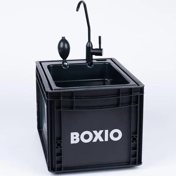 BOXIO - WASH Portable Sink: Compact, Lightweight Camping Sink Outdoor/Indoor Use