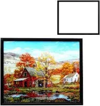 White Mountain Premium F-1000 Puzzle Frame for 1000 Piece Glued Puzzle, 24 x 30