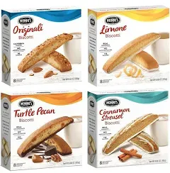 Nonni's Biscotti Variety Pack of 4 Italian Cookies