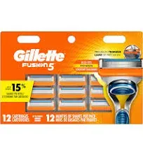 Gillette Fusion 5    4 Cartridges