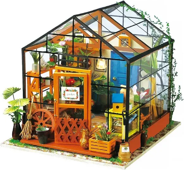 Rolife Cathy’s Flower House DIY Miniature House-New &amp; Sealed!!