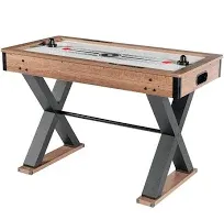 Hathaway Fullerton 48-in Air Hockey Table with Slide Scorer, 48-&#034;, Driftwood 