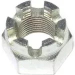 3/4-16 Zinc Fine Castle Nuts