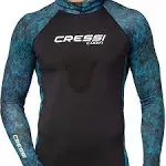 Cressi Adult Camouflage Hooded Rash Guard - Neoprene Padded Chest | Cobia: get the Hunter equipment