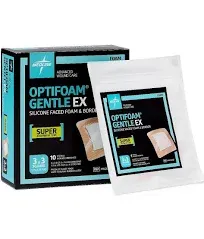 Medline Optifoam Gentle EX Bordered Foam Dressing