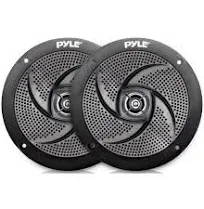 Pyle 5.25&#034; 180W Low-Profile Slim Style Waterproof LED Marine Speakers PLMRS5B