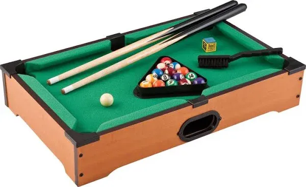 Mainstreet Classics 20-Inch Table Top Miniature Billiard/Pool Game Set 