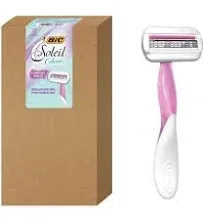 BIC Women's Soleil Sensitive 3-Blade Disposable Razor