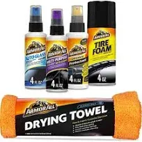 Armor All Car Wash and Car Interior Cleaner Kit, 5 Count (Pack of 1)