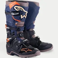 Alpinestars Tech 7 Enduro Drystar Black Night Navy Warm Gray