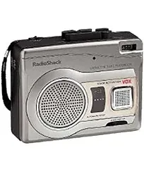 Vintage Radio Shack Voice Activated  Cassette Tape Recorder CTR-122 - WORKS!