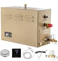 CGOLDENWALL 6KW Commercial Self-Draining Steam Generator Shower System 