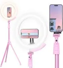 UBeesize Upgraded 12'' Ring Light with 62'' Tripod Stand and Magnetic Phone Holder