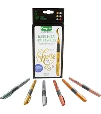 Crayola Signature Liquid Metal Permanent Art Markers