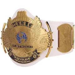 White WWE Winged Eagle Championship Replica Title Belt