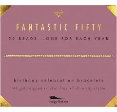 Fantastic Fifty Birthday Milestone Bracelet