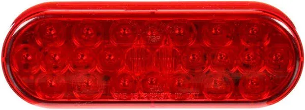 Truck-Lite 4&#034; PVC Grommet With Red Round Stop Turn Signal Marker Light