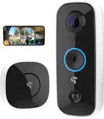 Toucan Wireless Wi-Fi Compatible Smart Video Doorbell