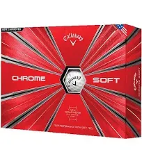 Callaway Chrome Soft Golf Balls, Prior Generation, (One Dozen)