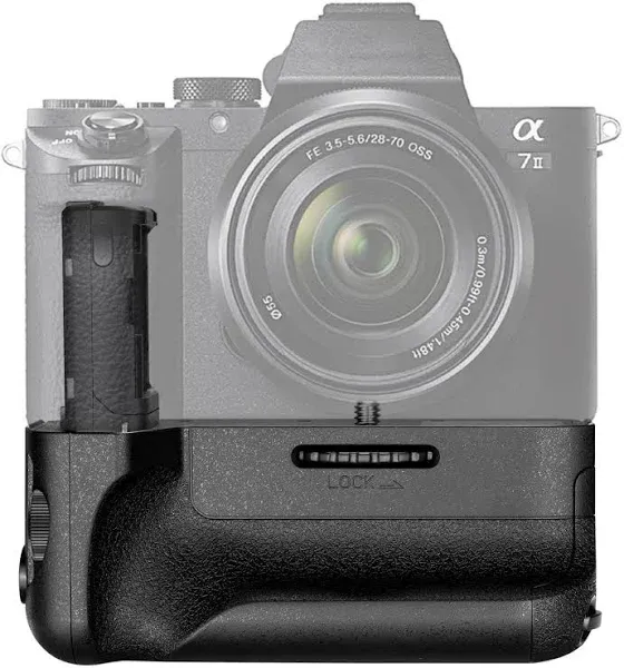 The Battery Grip VG-C2EM Vertical Shooting Artifact, Can Be Used With Two NP-FW50, Suitable For Sony A7II A7R2 A7M2 A7S II A7S2