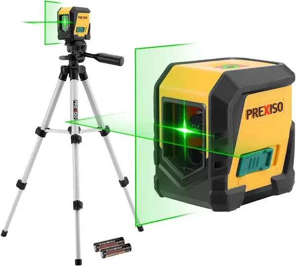 PREXISO 65FT Self Leveling Cross Line Laser Level