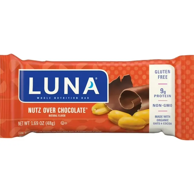 Luna Whole Nutrition Bar, Nutz Over Chocolate - 1.69 oz