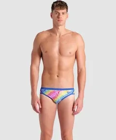 ARENA Performance Men's Let It Beat Collection Swim Briefs MaxLife Swimsuit Athletic Pool Training Competitive Bathing Suit