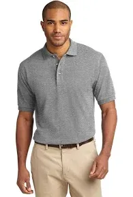 Men's Heavyweight Cotton Pique Polo Shirt - K420