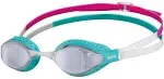 Arena Air-Speed Mirror Goggles Silver Turquoise