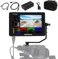 C7 Field Camera Monitor 7” 2200nits 1920x1200 Touch Screen + Battery&amp;Charge C...