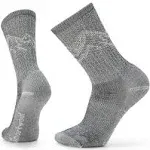 Smartwool Hike Classic Edition Light Cushion Mountain Pattern Crew Socks Black / L