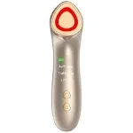 Radio Frequency Skin Tightening Face Eye Neck Anti-Aging Massager Device - Gold