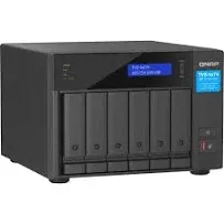 QNAP TVS-h674 Core i5 144tb NAS 6x24tb WD Ultrastar HC580 SED HDD Drives Installed