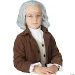 Brand New Child Colonial Benjamin Franklin Wig (Gray)