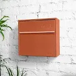 Wall Mount Mailbox Small Antitheft Locking Mailbox Weatherproof Mailbo