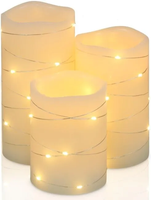 H-BLOSSOM Flickering Flameless Candles