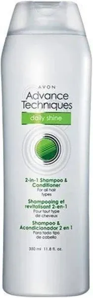 Avon Advance Techniques Daily Shine 2-in-1 Shampoo/Condit<wbr/>ioner (new packaging)