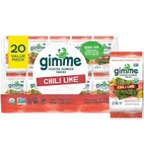 Gimme Chili Lime Roasted Seaweed Snacks